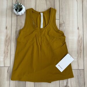Lululemon Essential Tank Gold Spice NWT Size 0